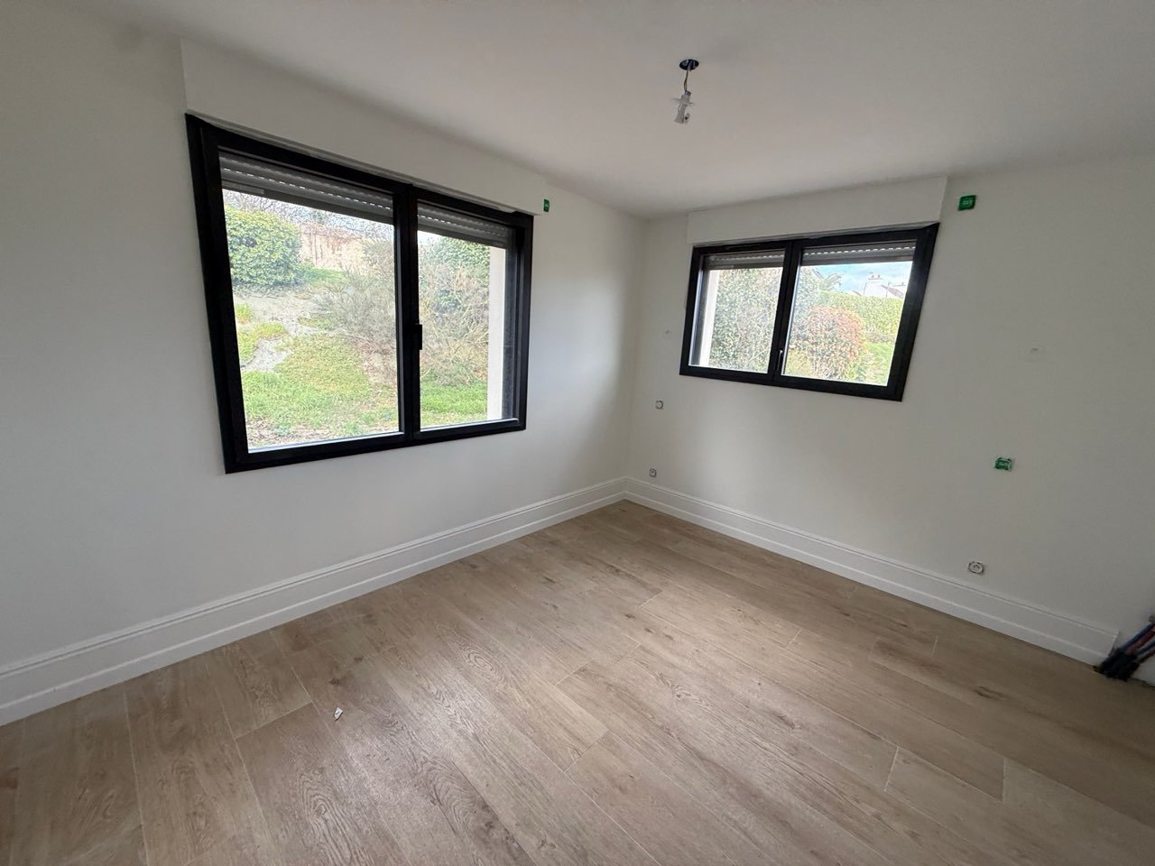 Chambre d'une maison neuve après nettoyage de fin de chantier